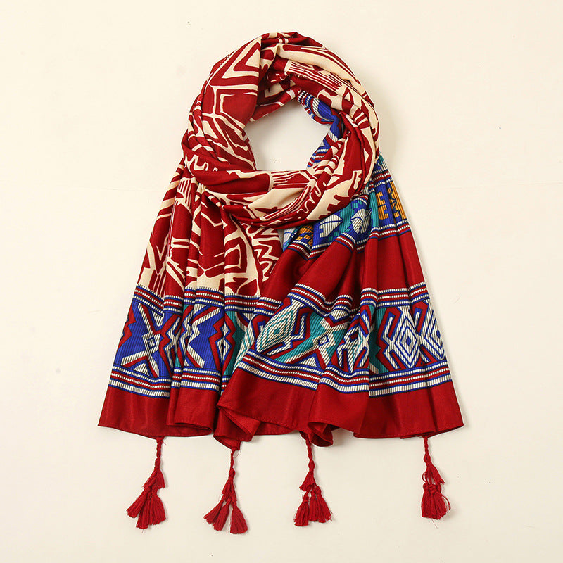 Vintage Bohemian Style Scarf