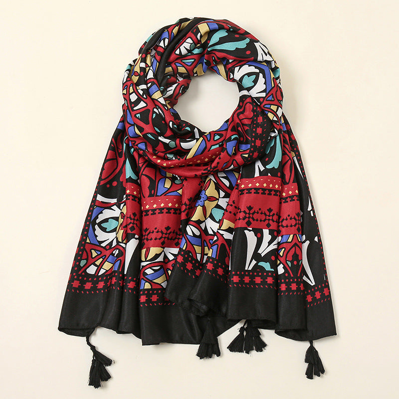 Vintage Bohemian Style Scarf
