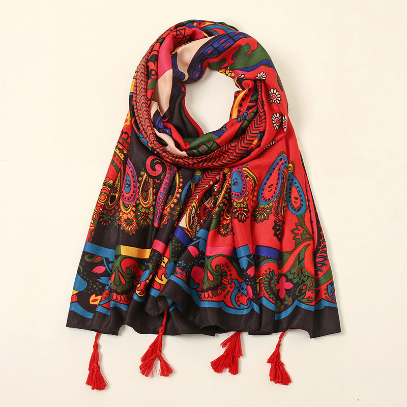 Vintage Bohemian Style Scarf