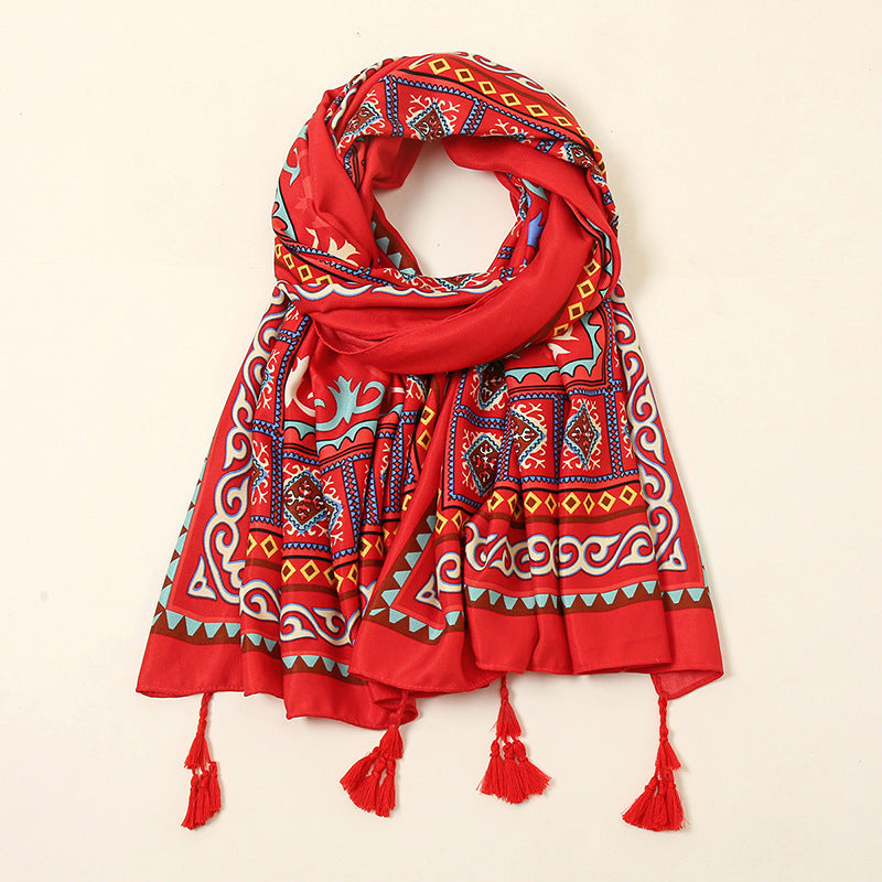 Vintage Bohemian Style Scarf