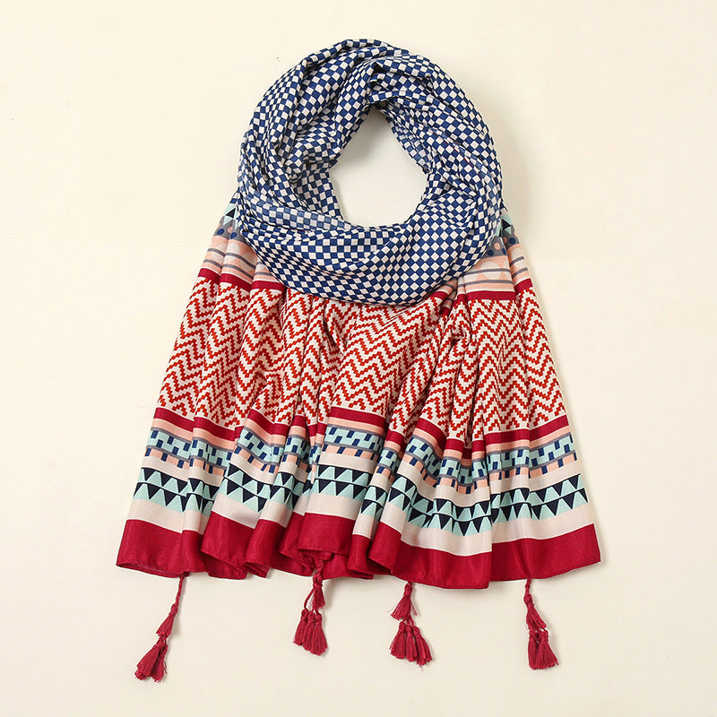 Vintage Bohemian Style Scarf