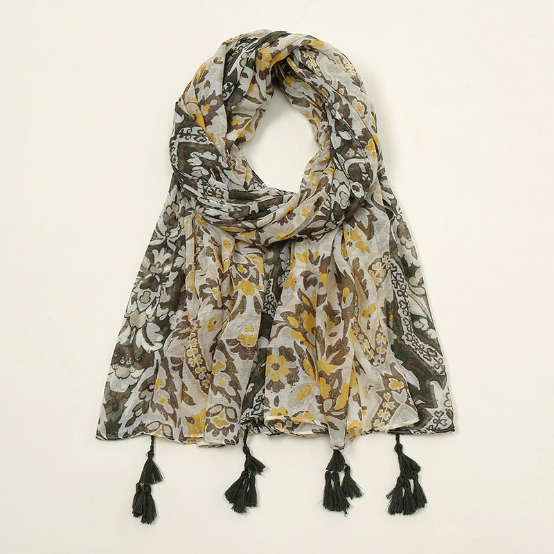 Vintage Bohemian Style Scarf