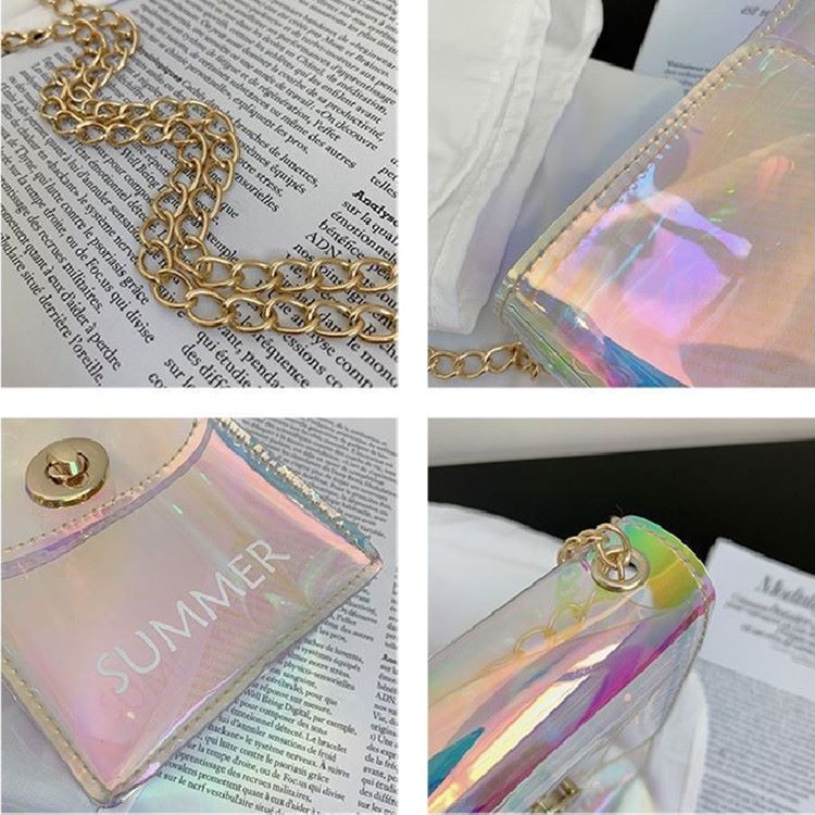 Transparent Laser Shoulder Bag