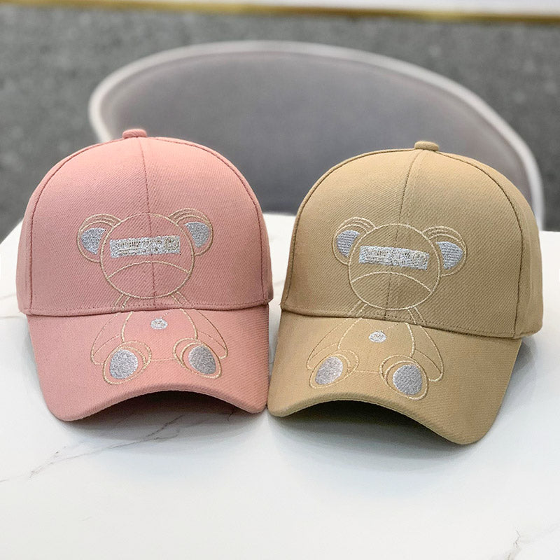 Cute Teddy Bear Embroidery Baseball Cap