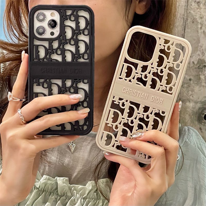 D Letter Hollow Phone Case for iPhone13