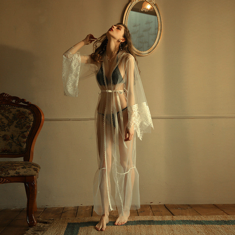 Deep V Lace Perspective Temptation Robe