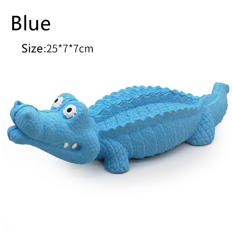 Grinding Teeth To Relieve Boredom Crocodile Rubber Toy