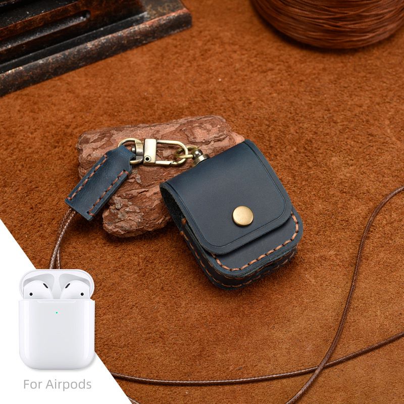 Genuine Leather Bluetooth Headset Case for Airpods Pro