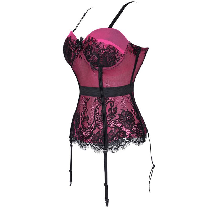 Wired Push Up Lace Corset