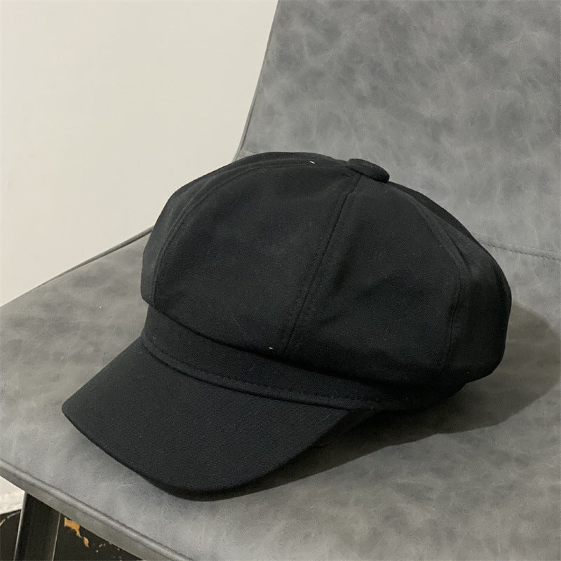 Spring And Autumn Retro Versatile For Short Hair Hat