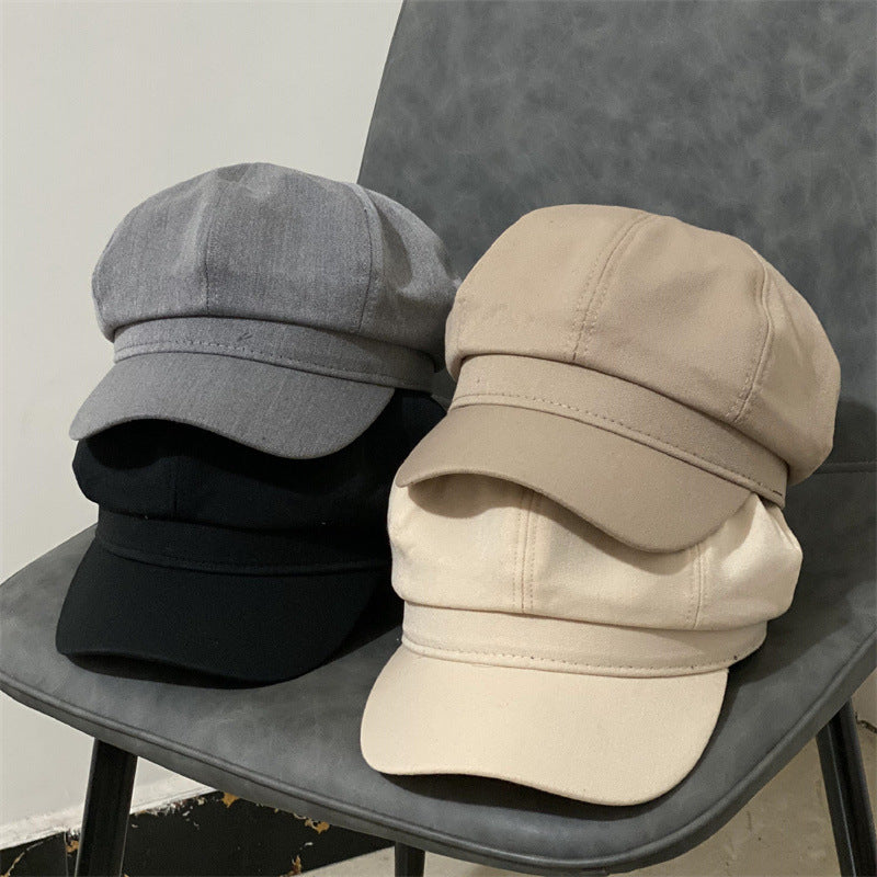 Spring And Autumn Retro Versatile For Short Hair Hat