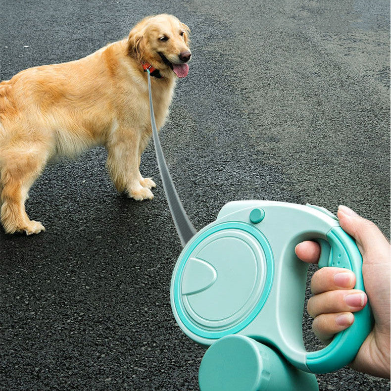 Automatic Retractable Dog Leash With Light