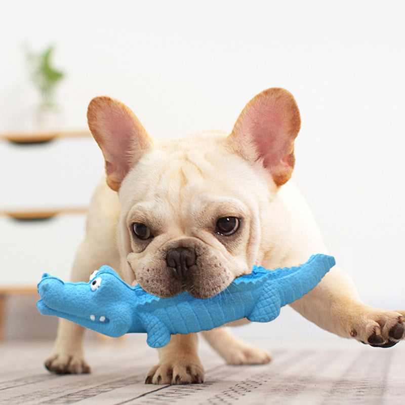 Grinding Teeth To Relieve Boredom Crocodile Rubber Toy