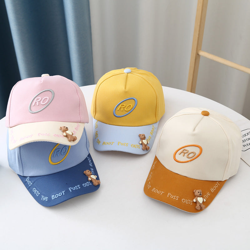 Bear Colorblock Children's Baseball Cap