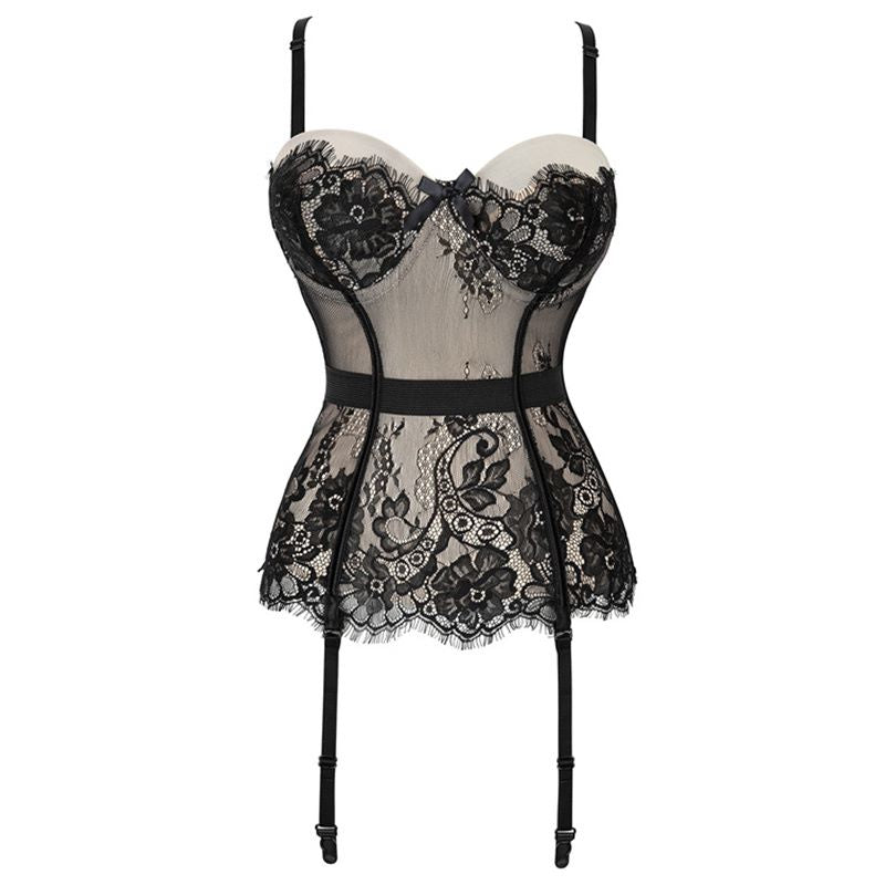 Wired Push Up Lace Corset