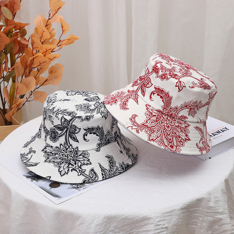 Fashion Print Sun Protection Fisherman Hat