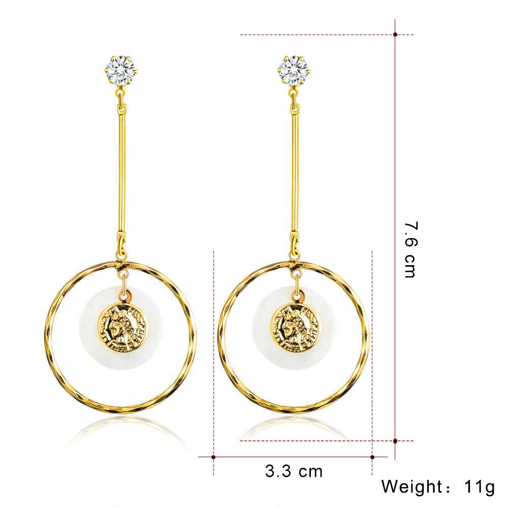 Fashion Personality Hoop Earrings