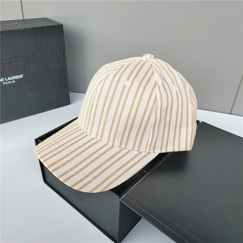 Stripe Contrast Baseball Cap