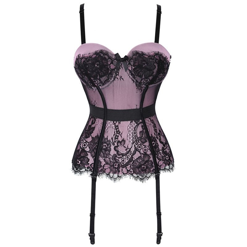 Wired Push Up Lace Corset