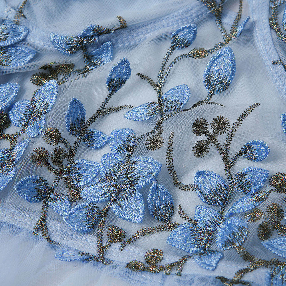 Sexy Embroidered Sling Nightdress