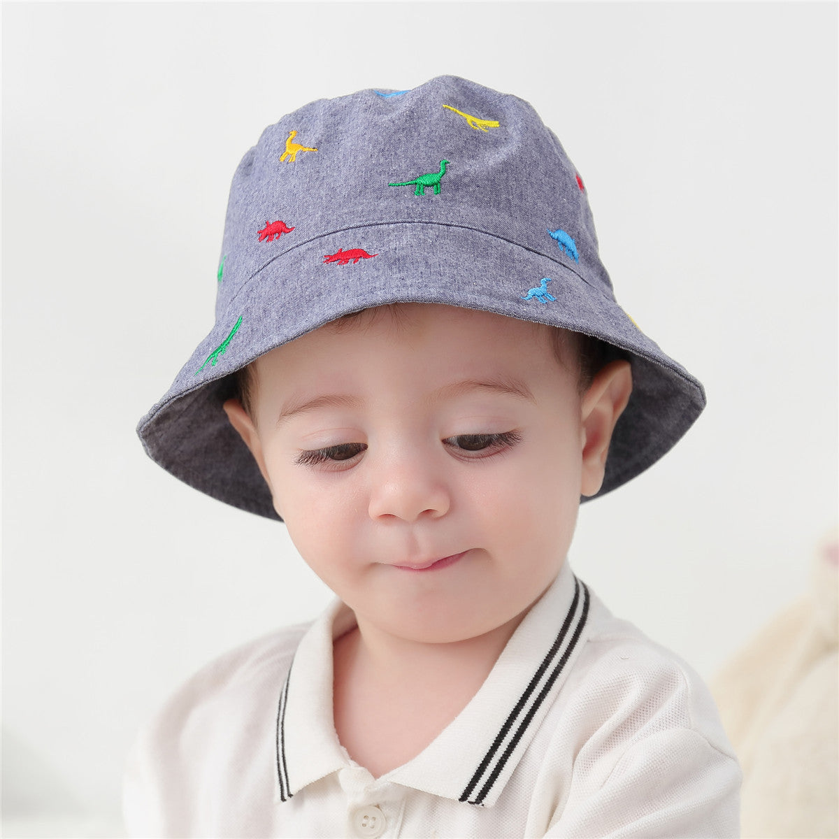 Cartoon Embroidered Little Dinosaur Children's Hat