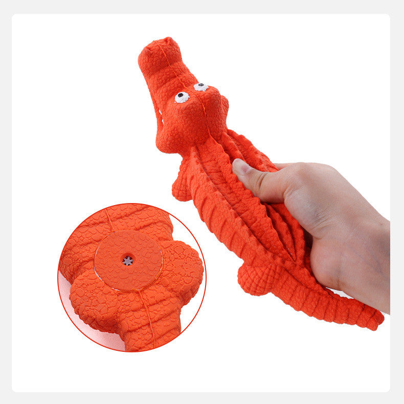 Grinding Teeth To Relieve Boredom Crocodile Rubber Toy