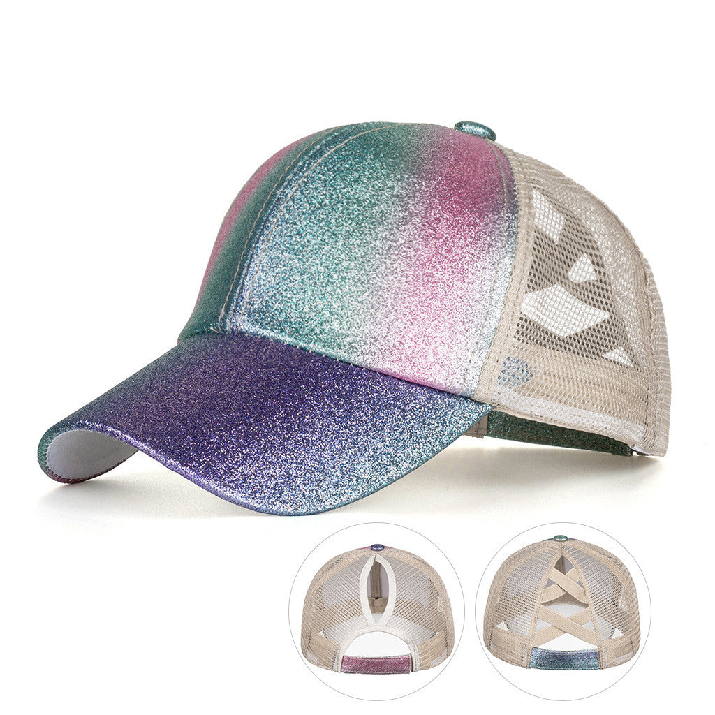 Gradient Peaked Cap