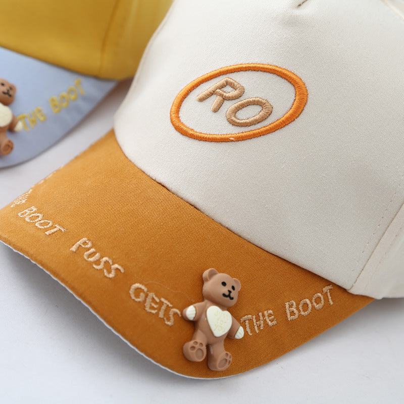 Bear Colorblock Children's Baseball Cap