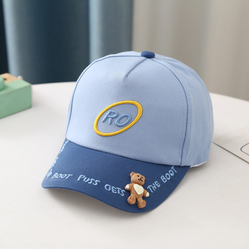 Bear Colorblock Children's Baseball Cap