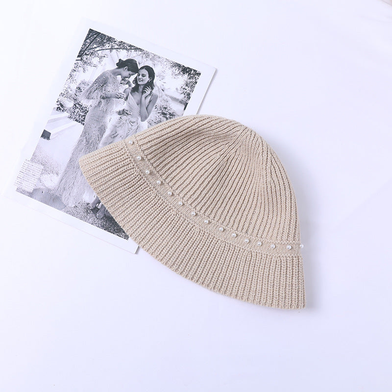 Simple And Casual Knitted Woolen Pot Hat