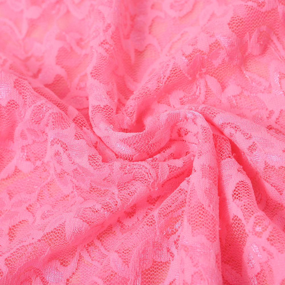 Plus Size Lace Embroidery Sexy Nightwear