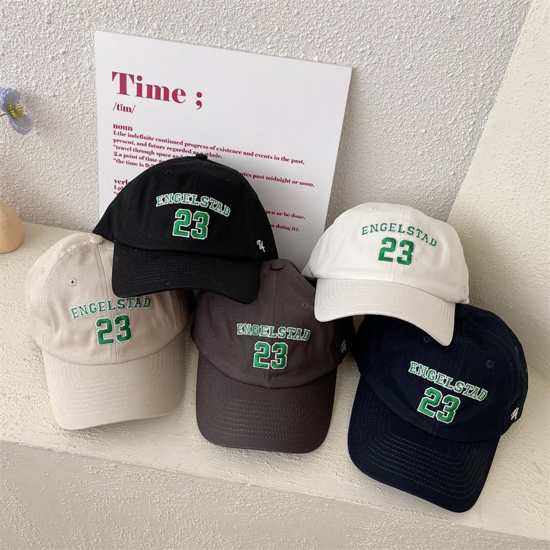 Embroidered 23 Number Cotton Baseball Cap