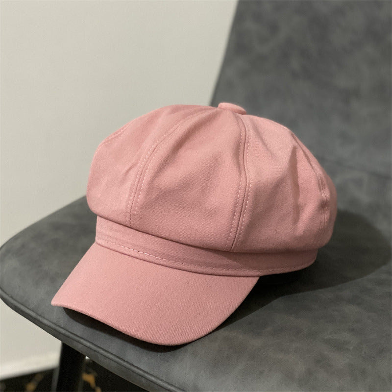 Spring And Autumn Retro Versatile For Short Hair Hat