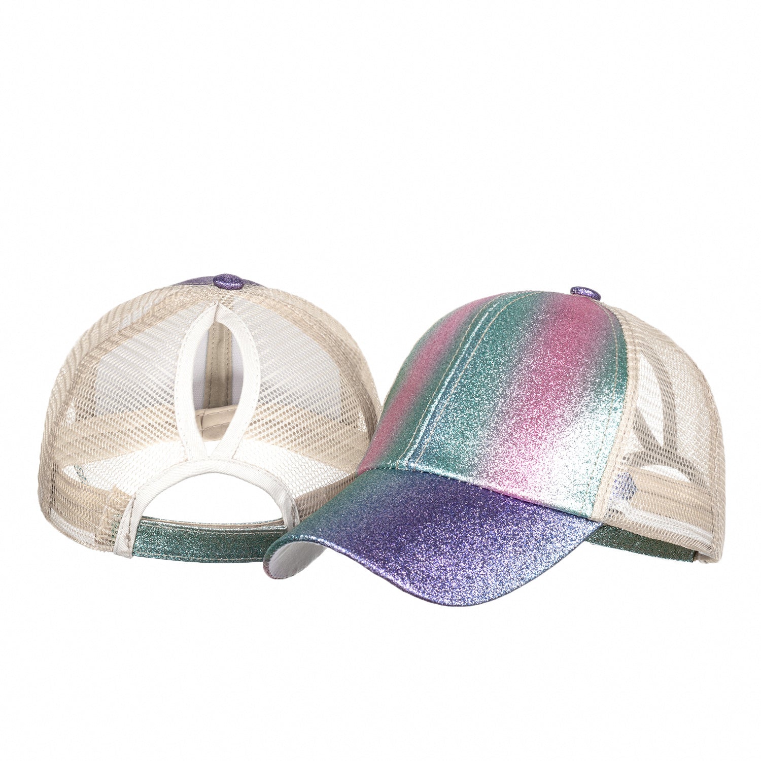 Gradient Peaked Cap