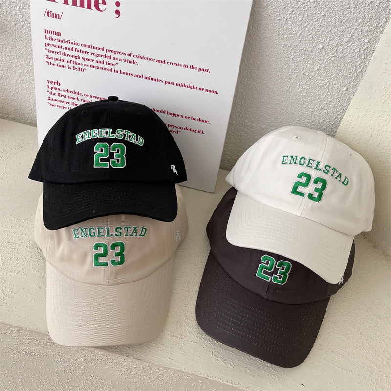 Embroidered 23 Number Cotton Baseball Cap