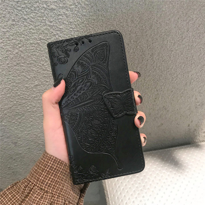 Mobile phone holster flip embossed for iphone 13 & 12