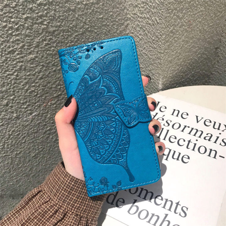 Mobile phone holster flip embossed for iphone 13 & 12