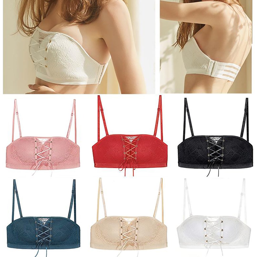 Lace Strapless Wire Free Bra 32A to 38B