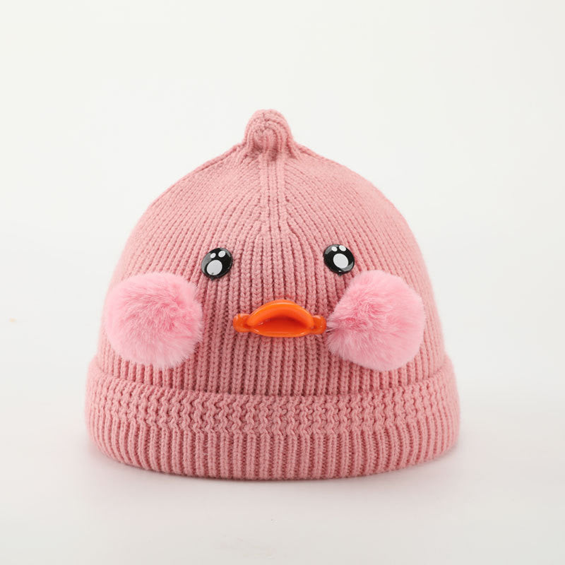 Cute Duck Children's Knitted Hat