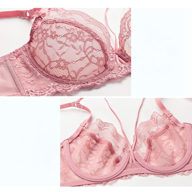 Sexy Lace Ultra-Thin Breathable Minimizer Bra