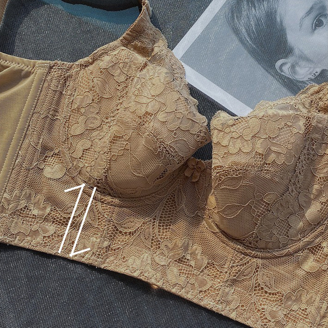 Ziibras™ Lace Embroidery Push-up Thin-pad Bra